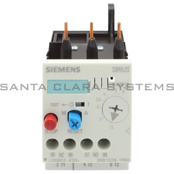 Siemens 3RB1026-1PB0 Overload Relay | 3RB1026-1PB0 Product Image