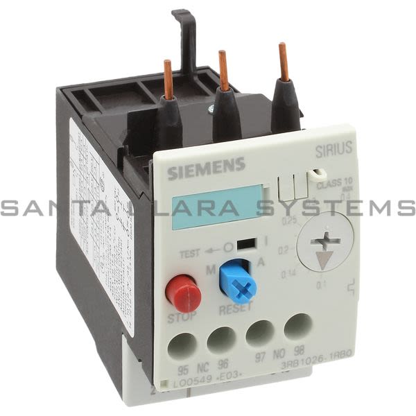Siemens 3RB1026-1RB0 Overload Relay - 3RB10261RB0 Product Image