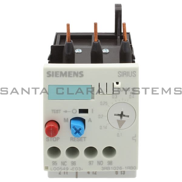 Siemens 3RB1026-1RB0 Overload Relay - 3RB10261RB0 Product Image