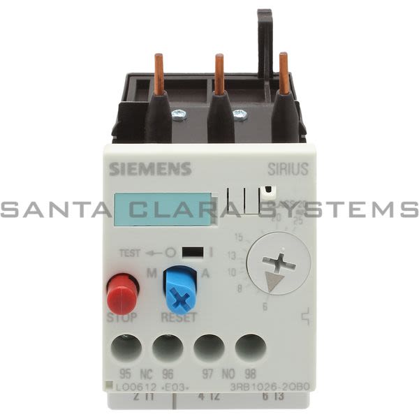 Siemens 3RB1026-2QB0 Overload Relay | 3RB1026-2QB0 Product Image