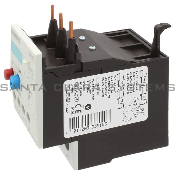 Siemens 3RB1026-2QB0 Overload Relay | 3RB1026-2QB0 Product Image