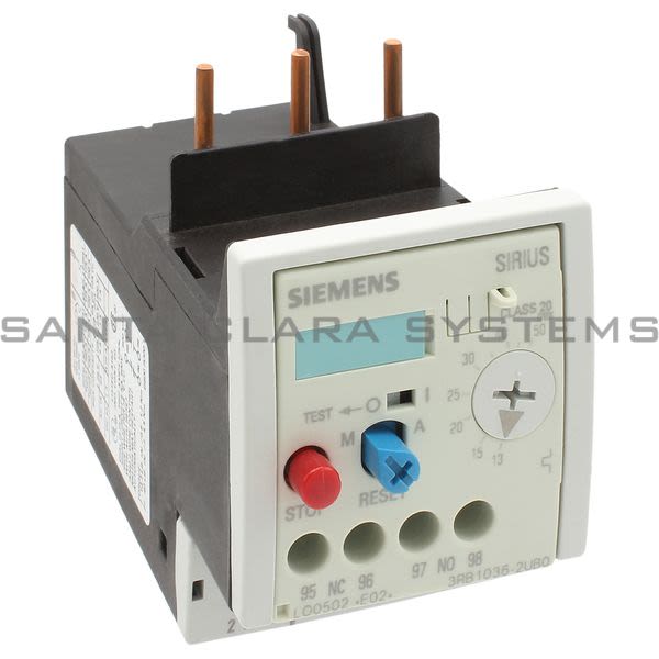 Siemens 3RB1036-2UB0 Overload Relay | 3RB1036-2UB0 Product Image