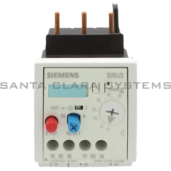 Siemens 3RB1036-2UB0 Overload Relay | 3RB1036-2UB0 Product Image