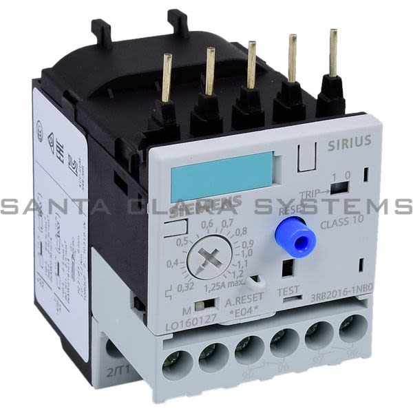 Siemens 3RB2016-1NB0 Overload Relay | 3RB2016-1NB0 Product Image