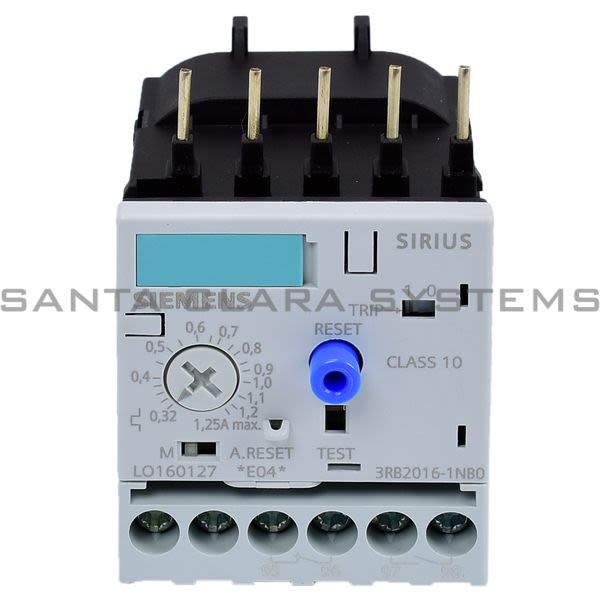 Siemens 3RB2016-1NB0 Overload Relay | 3RB2016-1NB0 Product Image