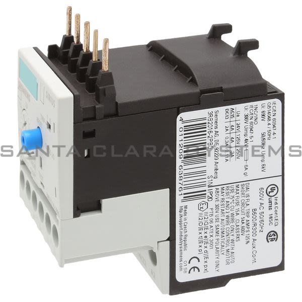 Siemens 3RB2016-2PB0 Overload Relay | 3RB2016-2PB0 Product Image