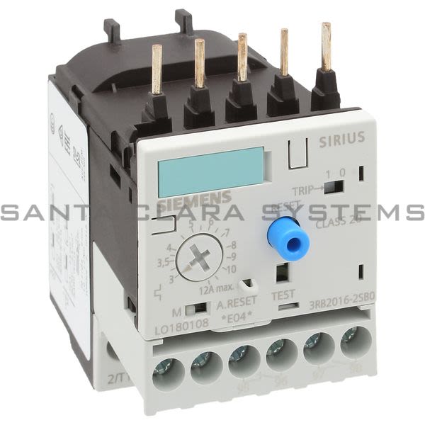 Siemens 3RB2 016-2SB0  Overload Relay Product Image