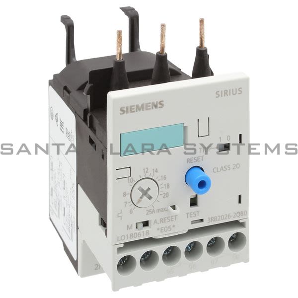 Siemens 3RB2026-2QB0 Overload Relay | 3RB2026-2QB0 Product Image