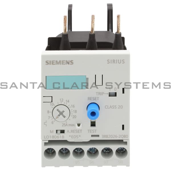 Siemens 3RB2026-2QB0 Overload Relay | 3RB2026-2QB0 Product Image