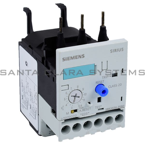 Siemens 3RB2026-2SB0 Overload Relay | 3RB2026-2SB0 Product Image