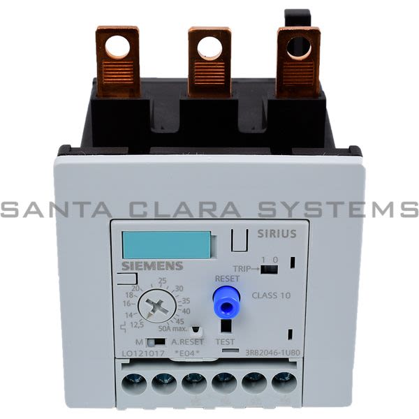 Siemens 3RB2046-1UB0 Overload Relay | 3RB2046-1UB0 Product Image