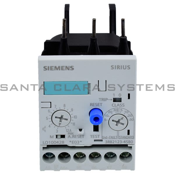 Siemens 3RB2 123-4SB0  Overload Relay Product Image