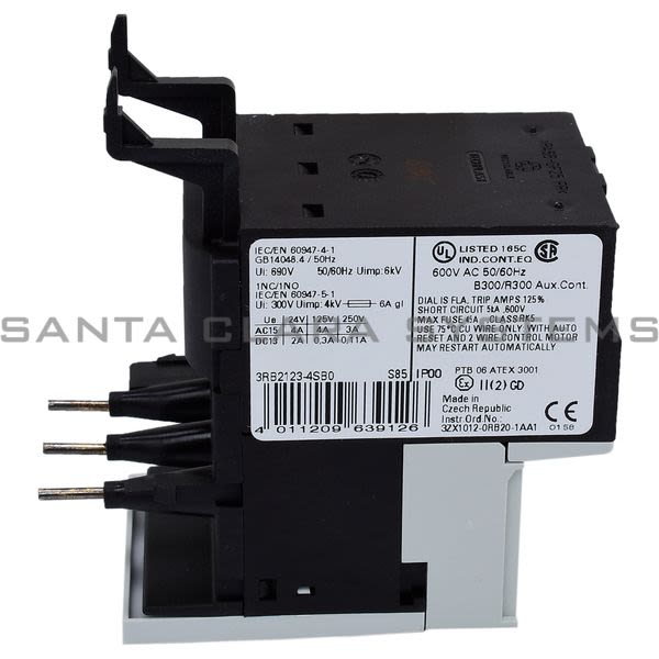 Siemens 3RB2 123-4SB0  Overload Relay Product Image