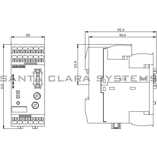 Siemens 3RB2283-4AC1 Overload Relay Product Image