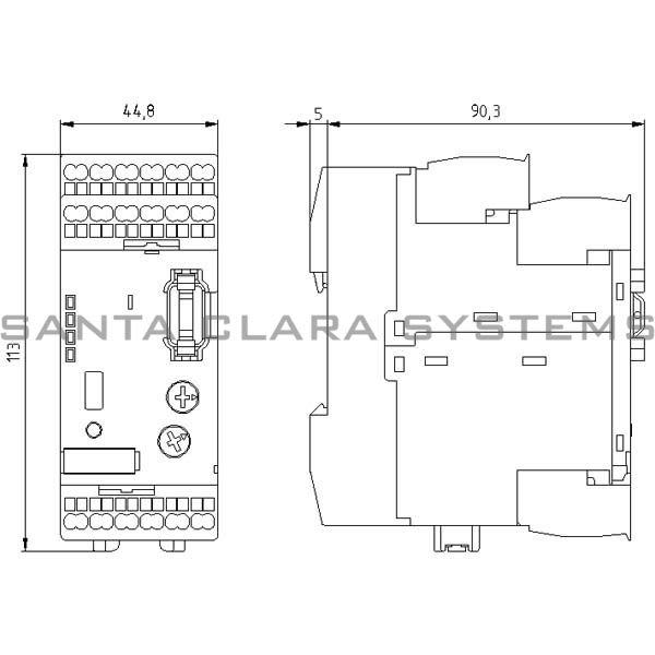 Siemens 3RB2483-4AC1 Overload Relay Product Image