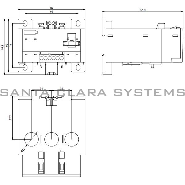 Siemens 3RB2 956-2TG2  Current Measuring Module Product Image