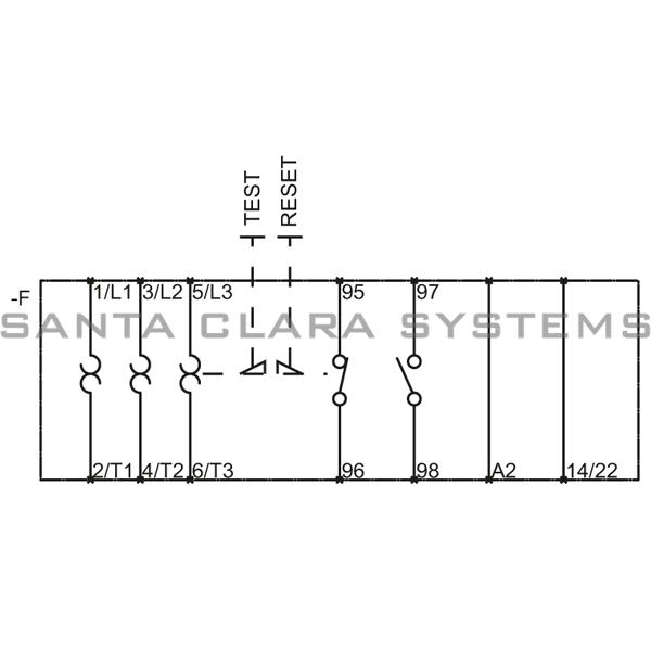 Siemens 3RB3016-1TB0 Overload Relay Product Image