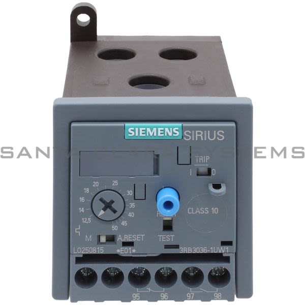 Siemens 3RB3036-1UW1 Overload Relay Product Image