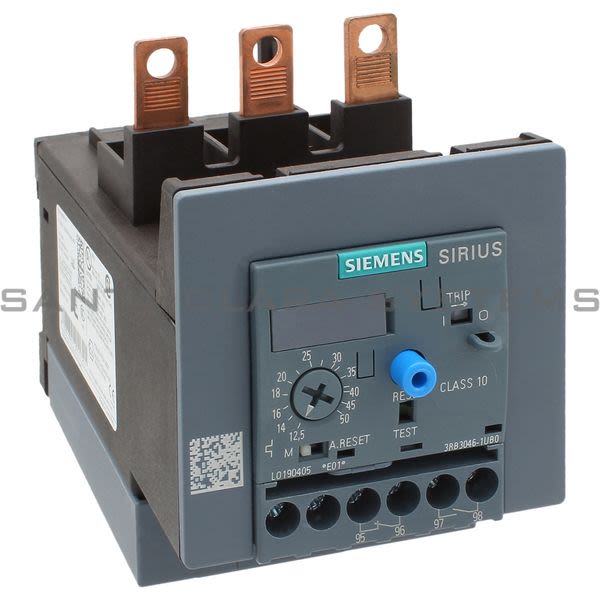 Siemens 3RB3046-1UB0 Overload Relay | 3RB3046-1UB0 Product Image