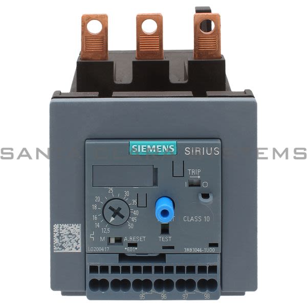 Siemens 3RB3046-1UD0 Overload Relay | 3RB3046-1UD0 Product Image