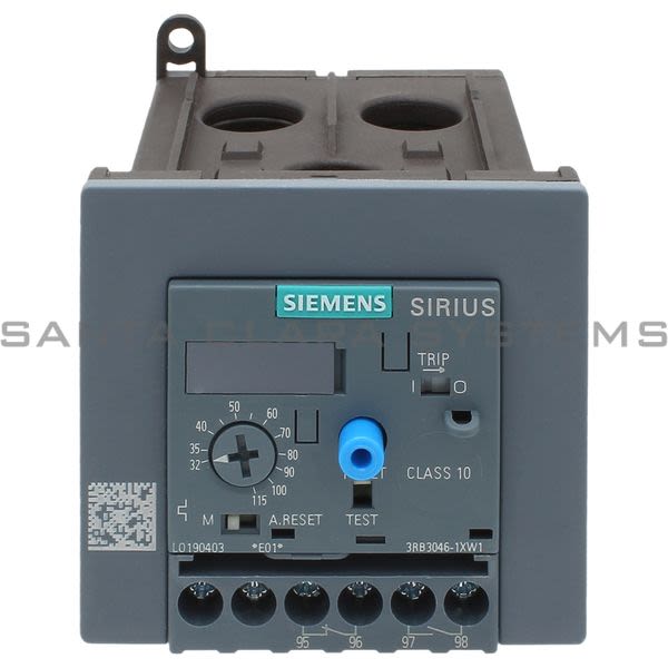 Siemens 3RB3046-1XW1 Overload Relay | 3RB3046-1XW1 Product Image