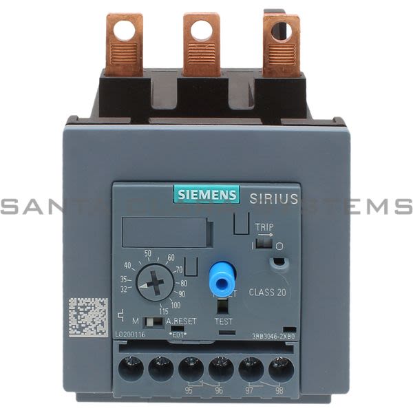 Siemens 3RB3 046-2XB0  Overload Relay | 3RB3046-2XB0 Product Image