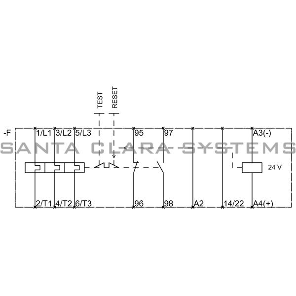 Siemens 3RB3113-4NB0 Overload Relay Product Image