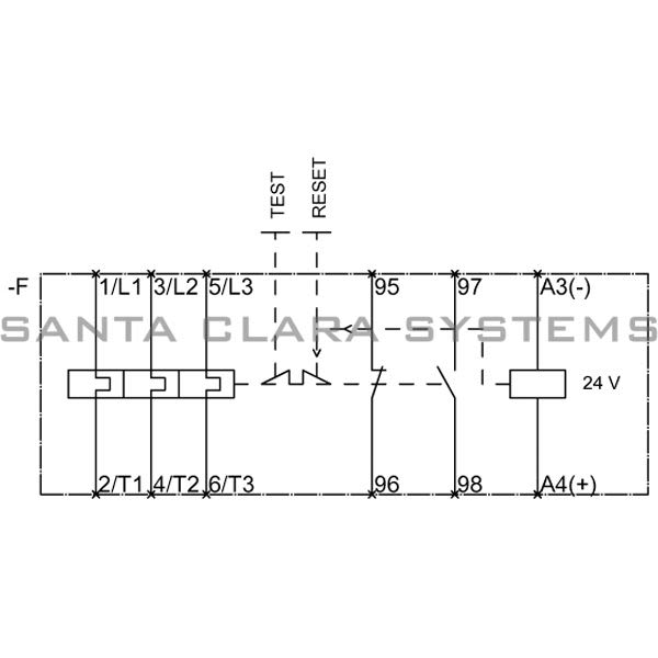 Siemens 3RB3113-4SE0 Overload Relay Product Image