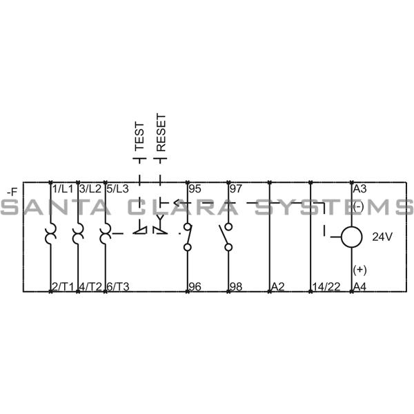 Siemens 3RB3113-4TB0 Overload Relay Product Image