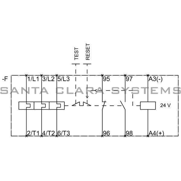 Siemens 3RB3 123-4RE0  Overload Relay Product Image