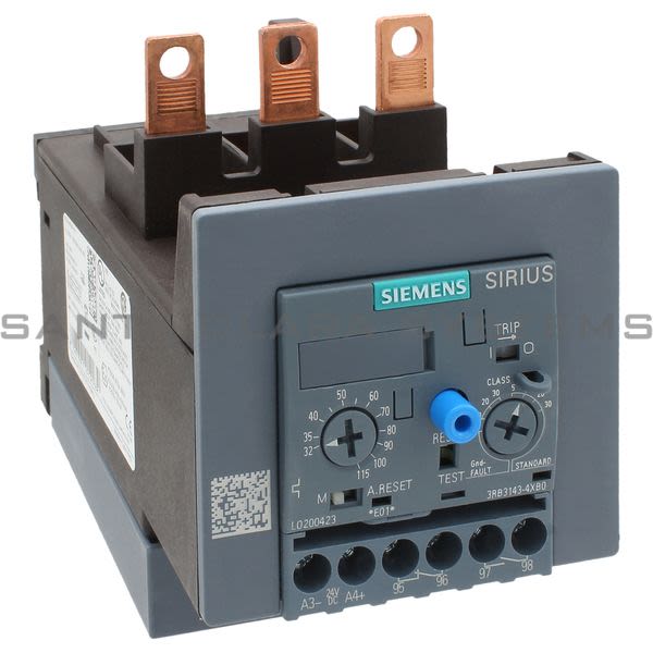 Siemens 3RB3143-4XB0 Overload Relay | 3RB3143-4XB0 Product Image
