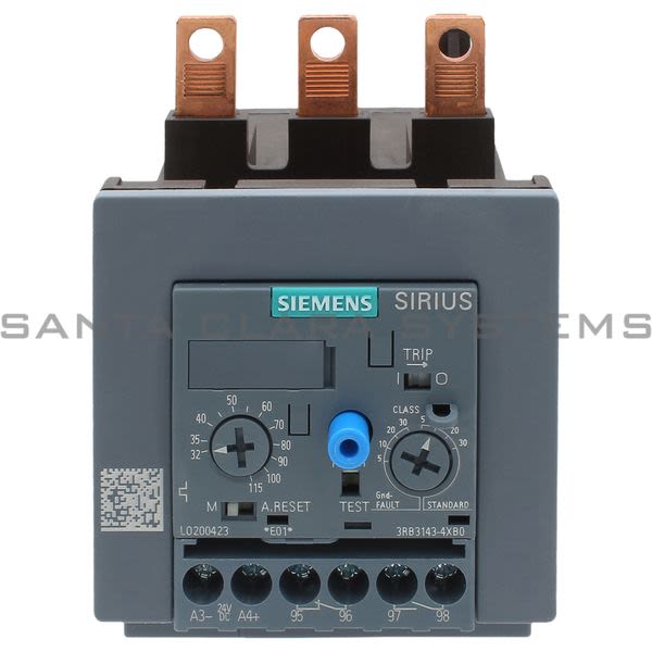 Siemens 3RB3143-4XB0 Overload Relay | 3RB3143-4XB0 Product Image