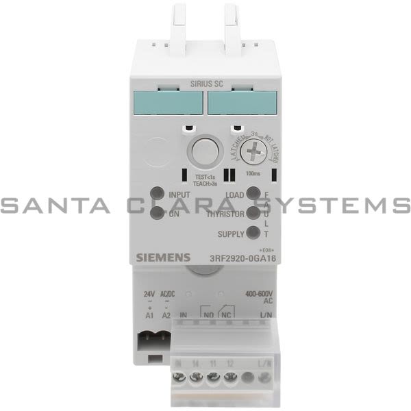 Siemens 3RF2920-0GA16 Load Monitor | 3RF2920-0GA16 Product Image