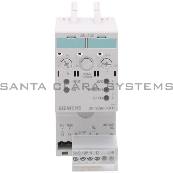 Siemens 3RF2920-0KA13 Power Controller | 3RF2920-0KA13 Product Image