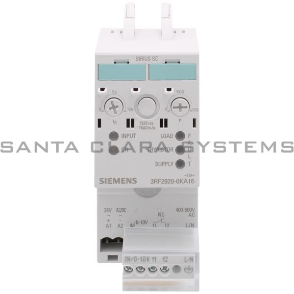 Siemens 3RF2920-0KA16 Power Controller | 3RF2920-0KA16 Product Image