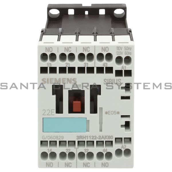 Siemens 3RH1 122-2AK60  Control Relay Product Image