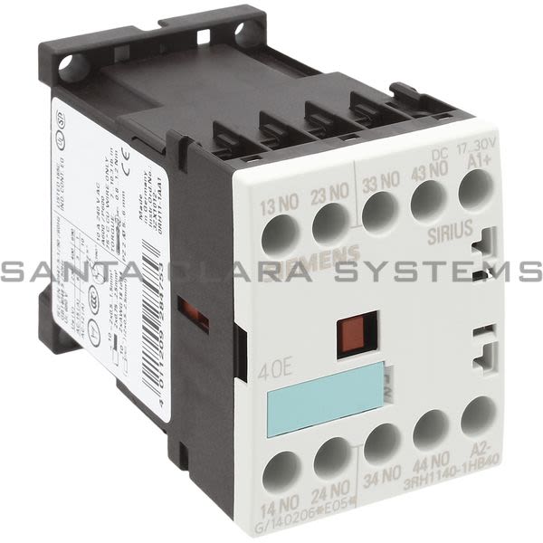 Siemens 3RH1140-1HB40 Contactor Product Image