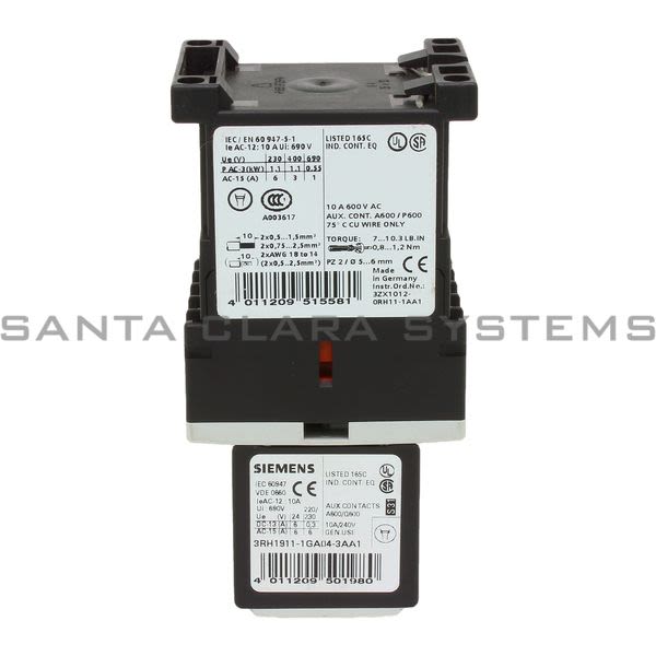 Siemens 3RH1244-1BB40 Control Relay Product Image