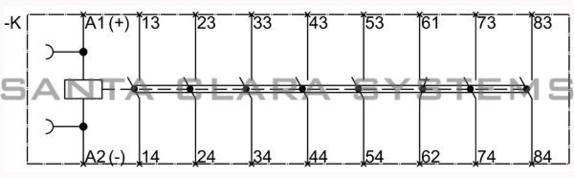 Siemens 3RH1271-1BB40 Control Relay Product Image