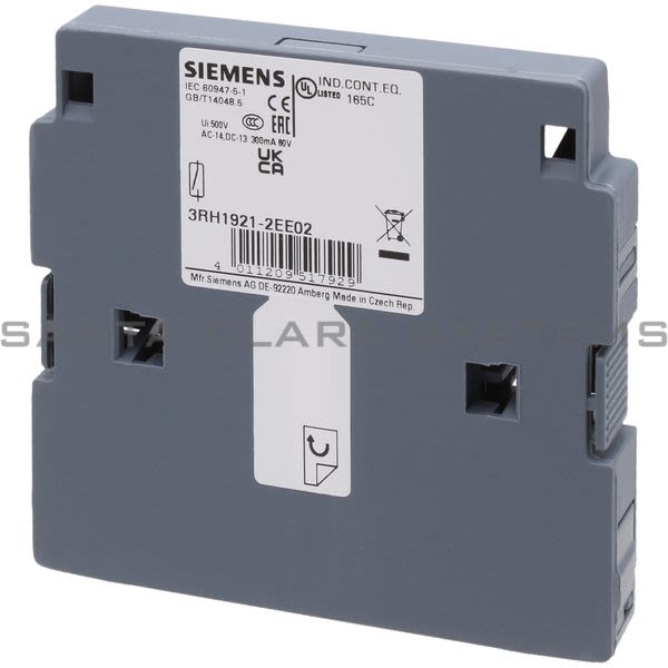 Siemens 3RH1921-2EE02 Auxiliary Contact Product Image