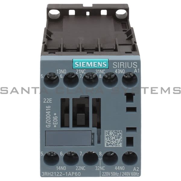 Siemens 3RH2 122-1AP60  Control Relay | Sirius | 3RH2122-1AP60 Product Image