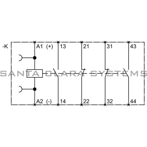 Siemens 3RH2 122-1BB40  Contactor Product Image