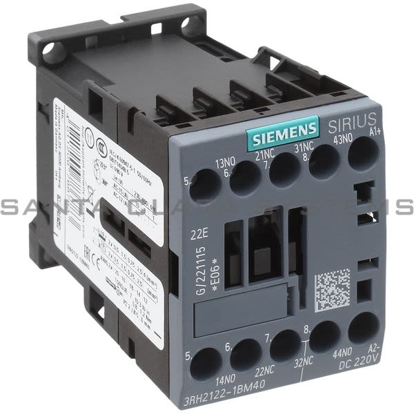 Siemens 3RH2 122-1BM40  Control Relay | 3RH2122-1BM40 Product Image