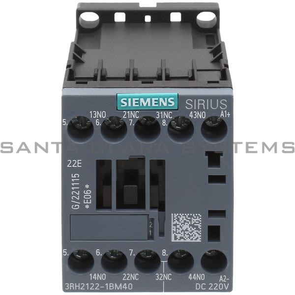Siemens 3RH2 122-1BM40  Control Relay | 3RH2122-1BM40 Product Image