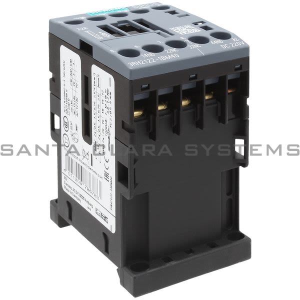 Siemens 3RH2 122-1BM40  Control Relay | 3RH2122-1BM40 Product Image