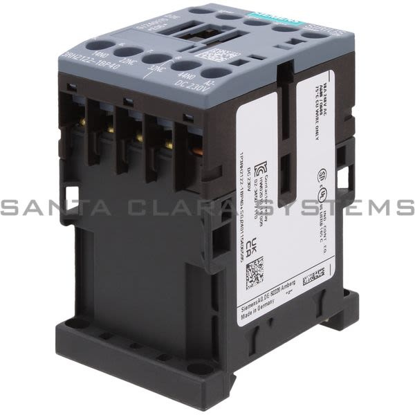 Siemens 3RH2122-1BP40 Control Relay | 3RH2122-1BP40 Product Image