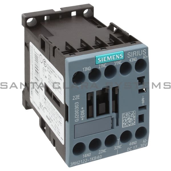 Siemens 3RH2122-1KB40 Control Relay | 3RH2122-1KB40 Product Image