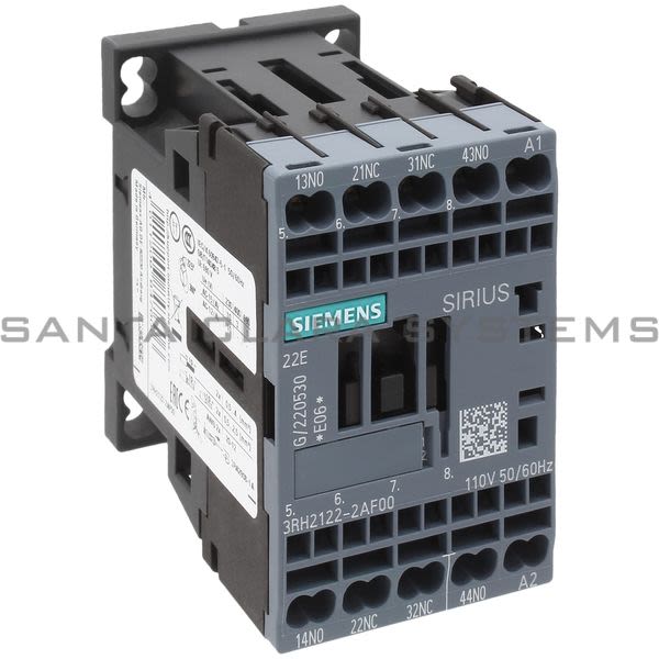 Siemens 3RH2122-2AF00 Control Relay | 3RH2122-2AF00 Product Image