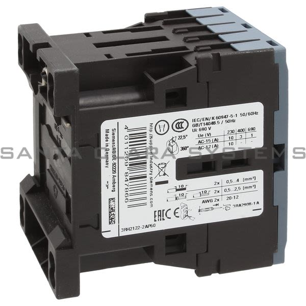 Siemens 3RH2122-2AP60 Control Relay | 3RH2122-2AP60 Product Image
