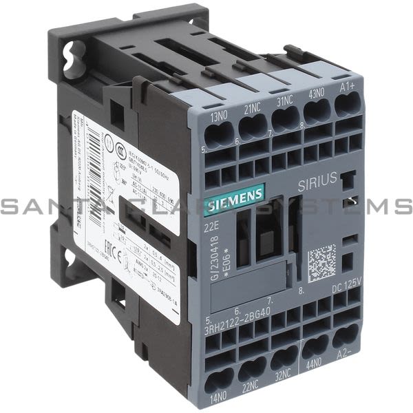 Siemens 3RH2122-2BG40 Control Relay | 3RH2122-2BG40 Product Image